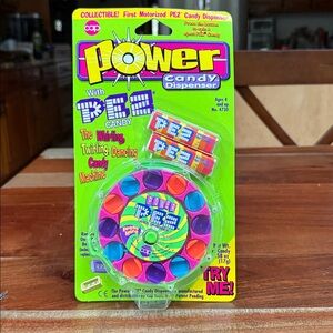 Vintage POWER‎ PEZ Candy Dispenser, Unique & NWT